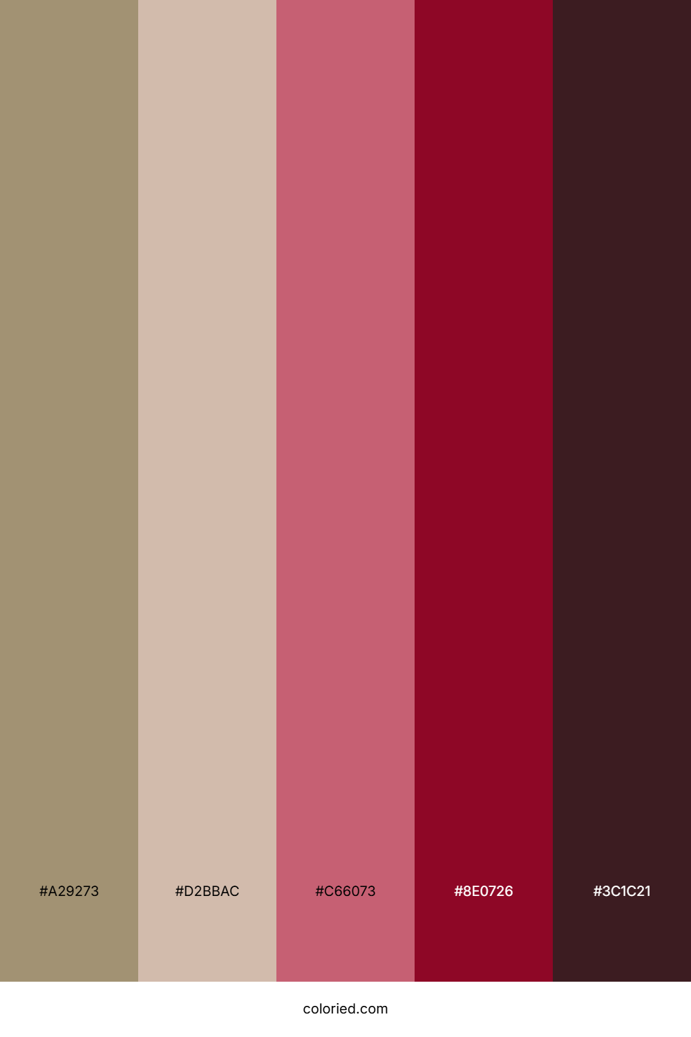 Rosewood Berry Haze Color Palette