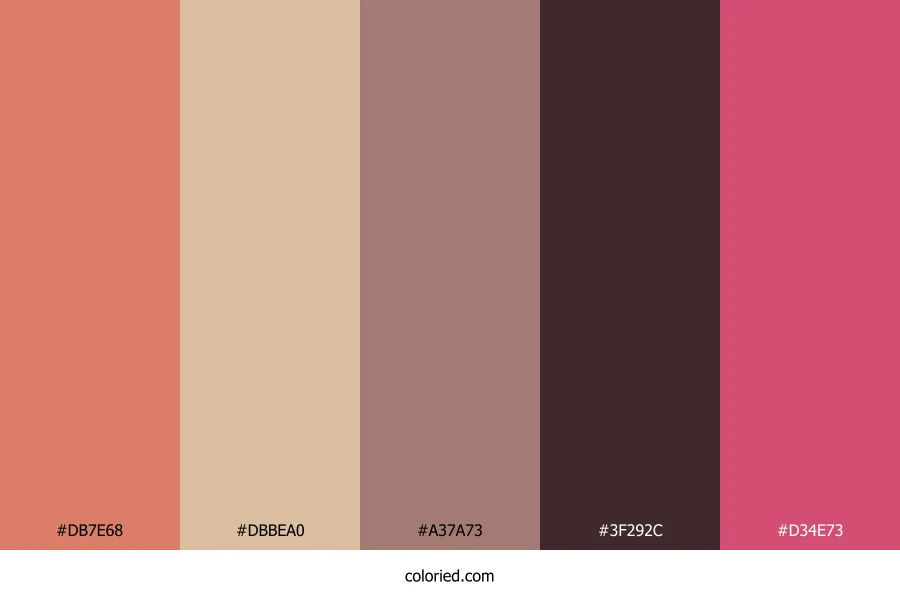 Rosewood Desert Bloom Color Palette