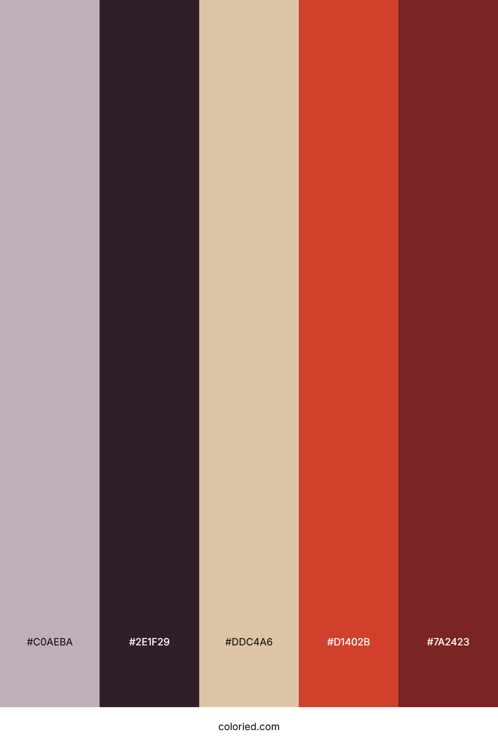 Rosewood Firelight Color Palette