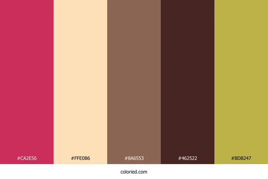 Rosewood Garden Bloom Color Palette