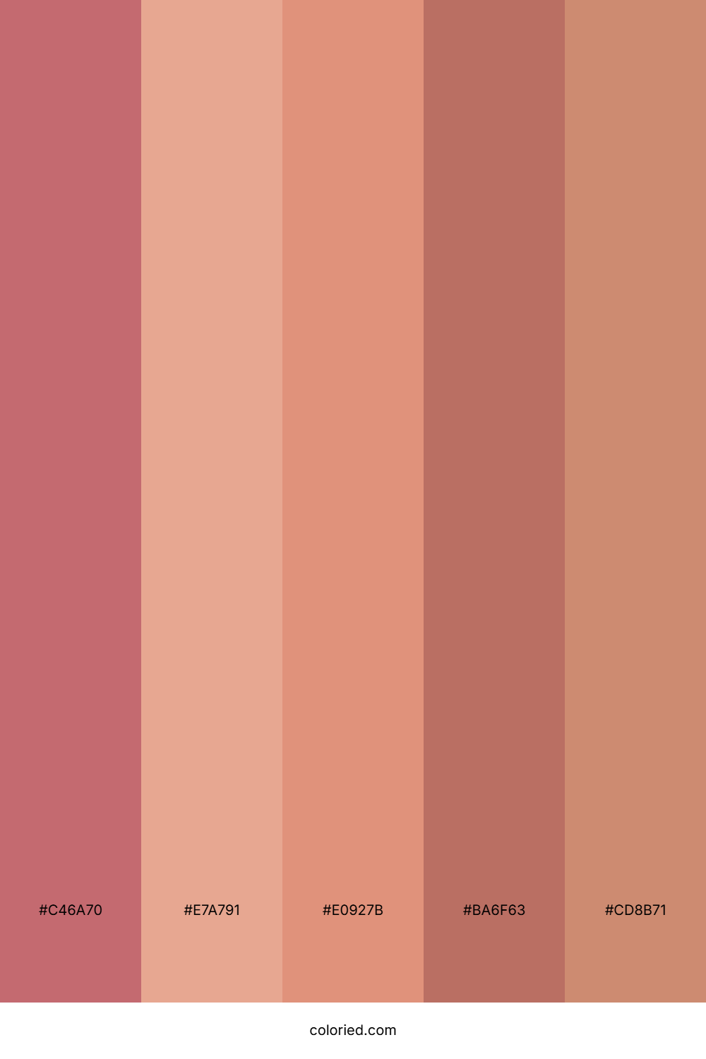 Rosewood Glow Color Palette