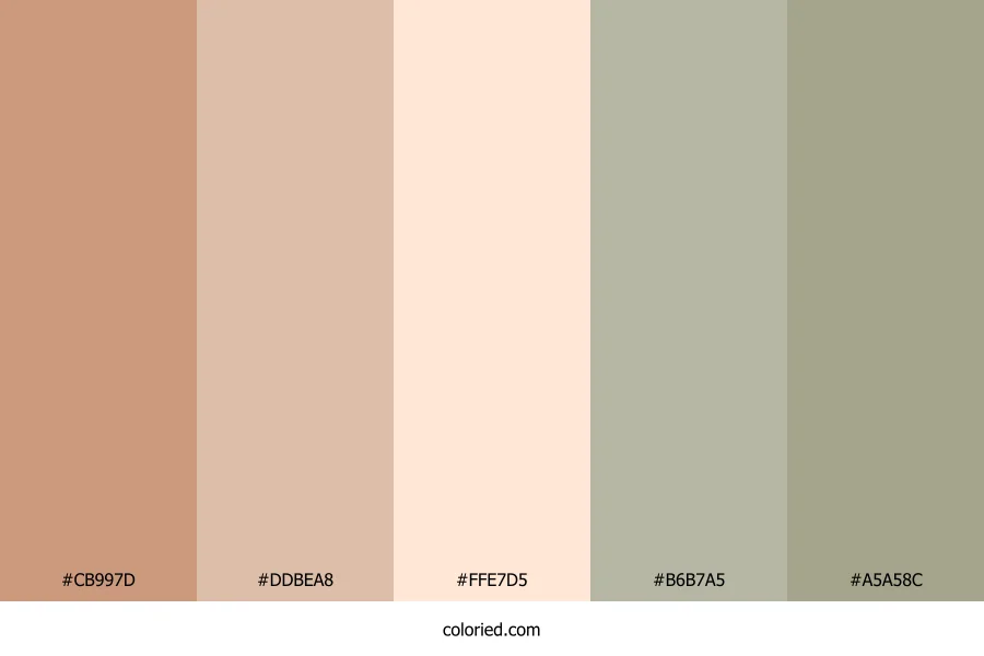 Rosewood Sand Whisper Color Palette