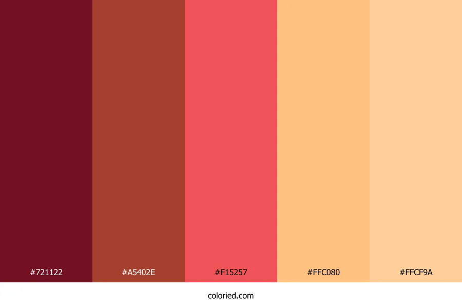 Rosewood Summer Kiss Color Palette