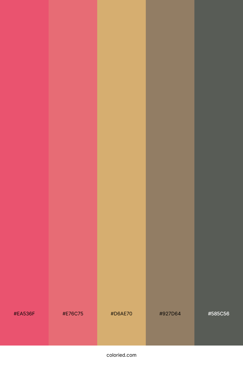 Rosewood Taupe Color Palette