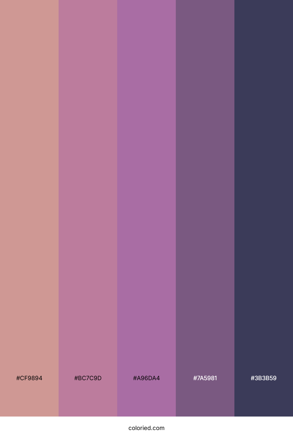 Rosewood Twilight Veil Color Palette