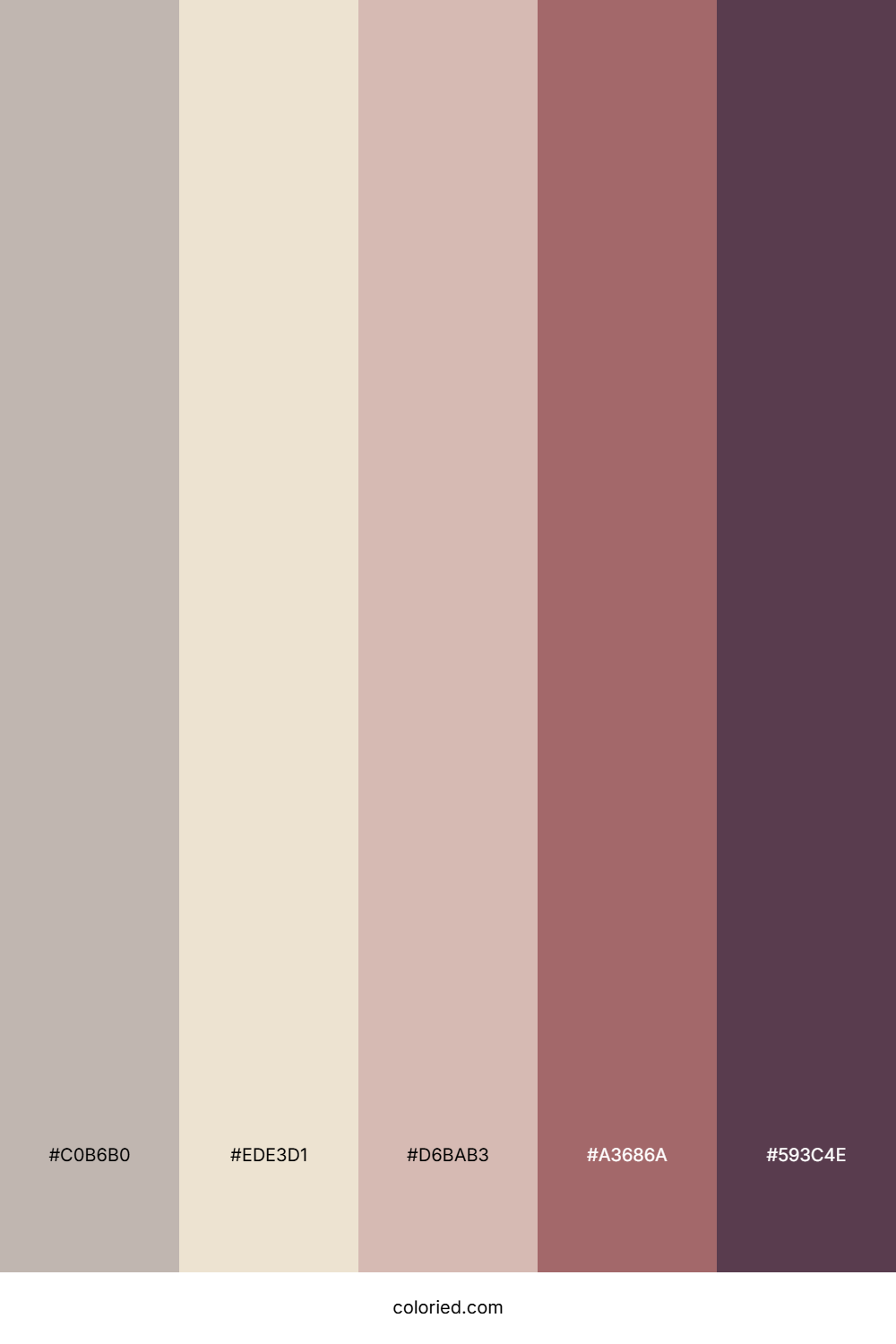 Rosewood Vintage Path Palette