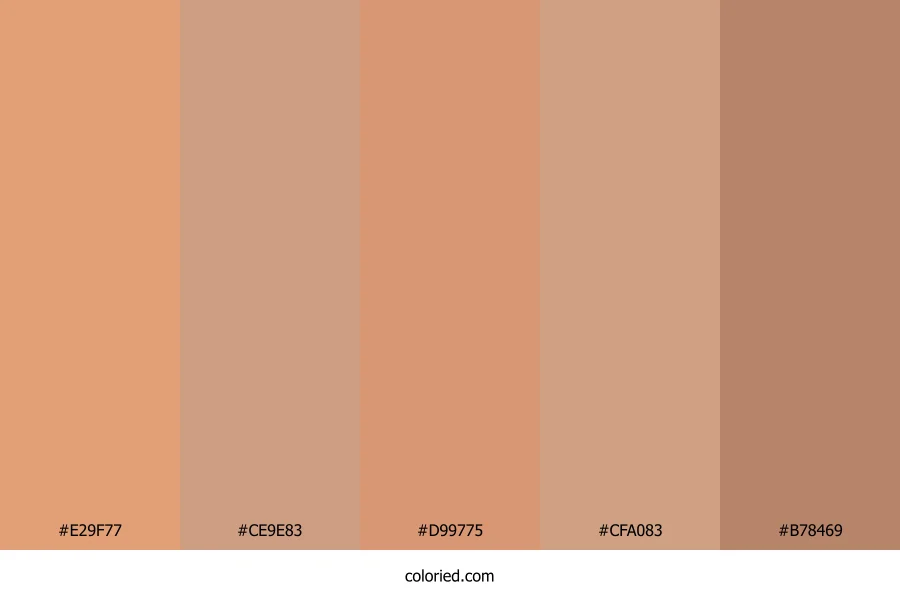 Rosy Sandstone Glow Color Palette