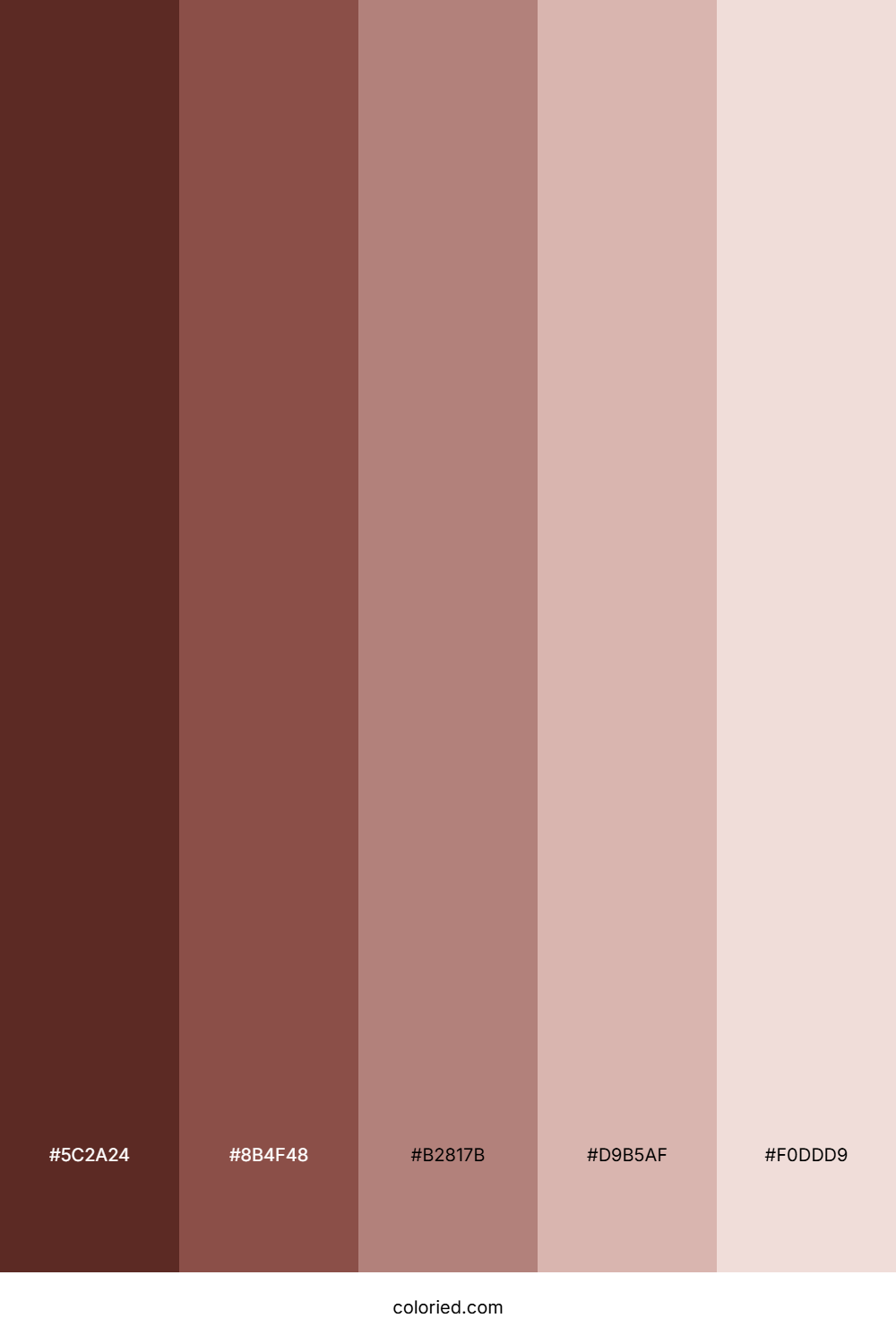 Rosy Skin Shades Color Palette