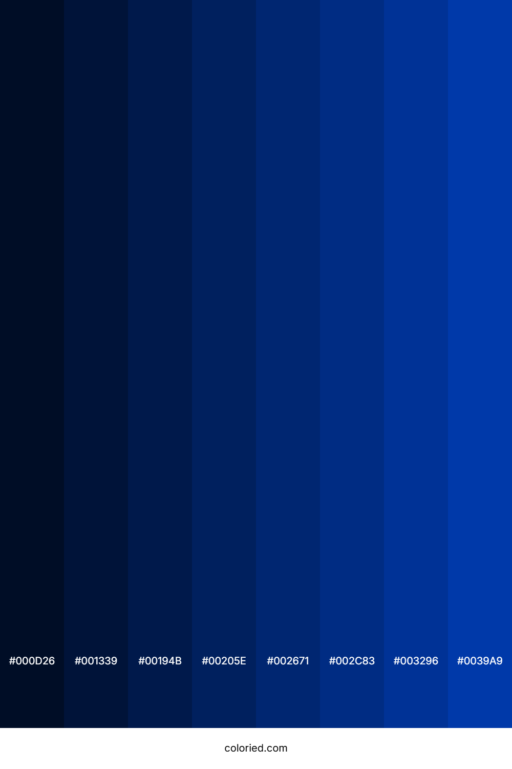Royal Azure Color Shades