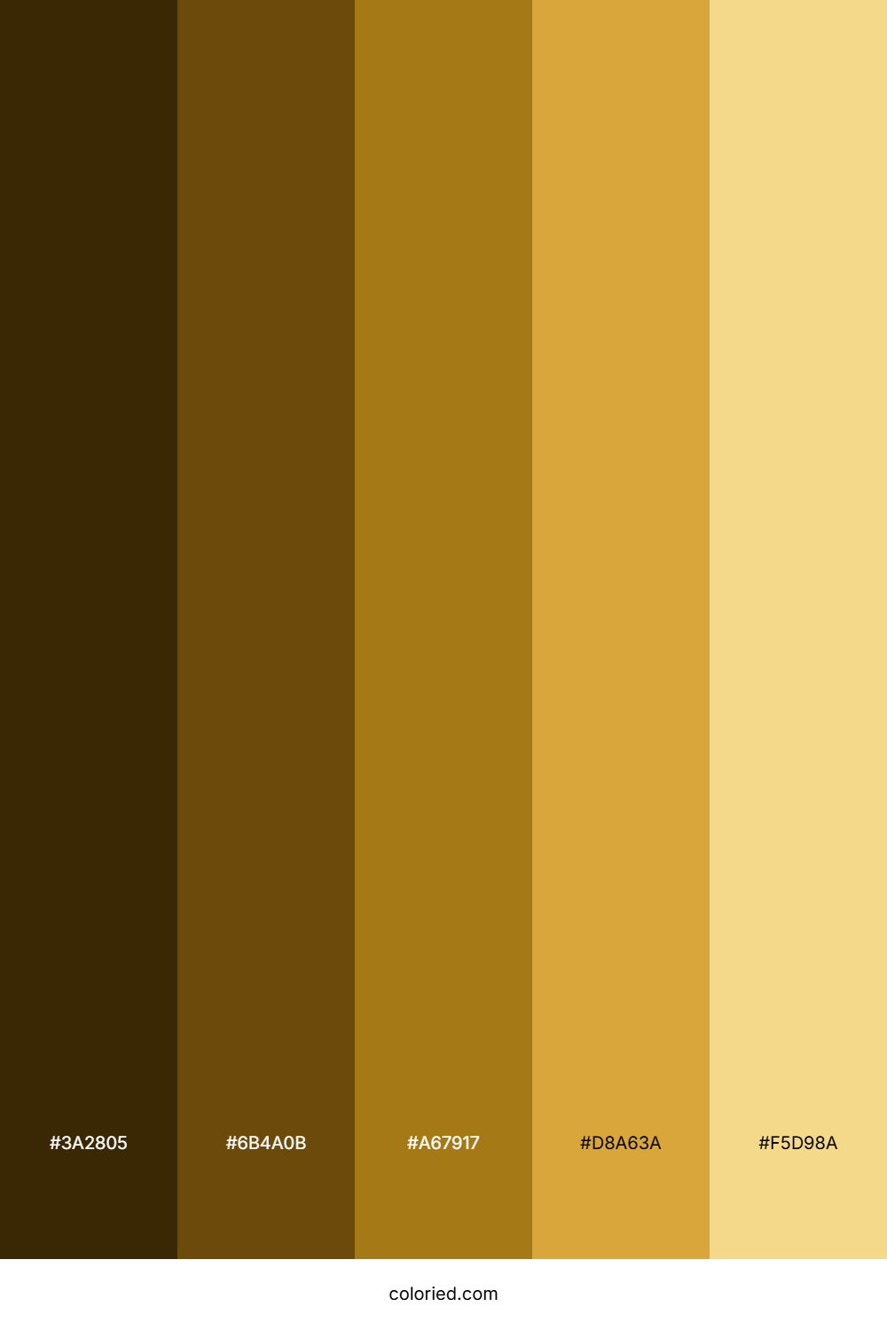 Royal Gold Color Palette