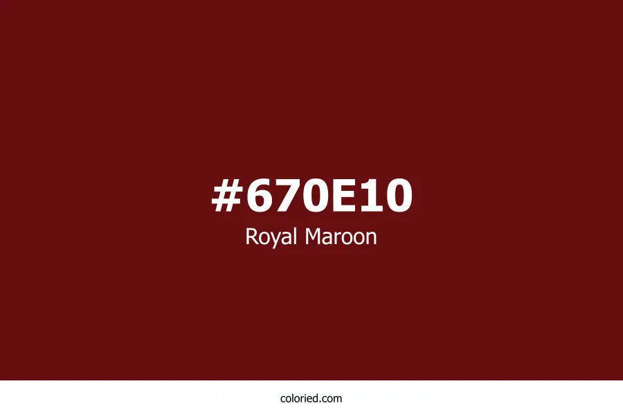 Royal Maroon Color