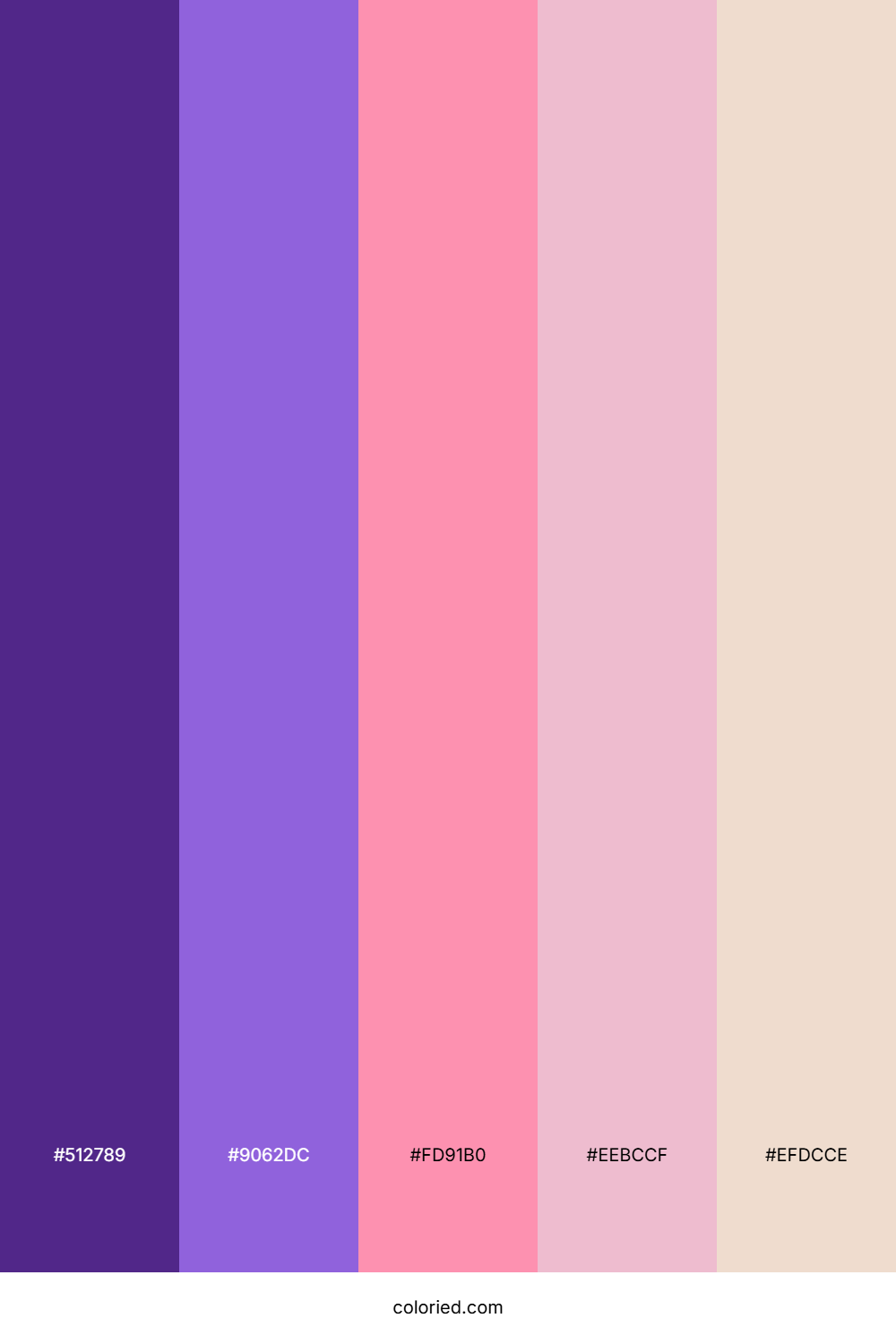 Royal Purple And Bubblegum Pink Color Palette