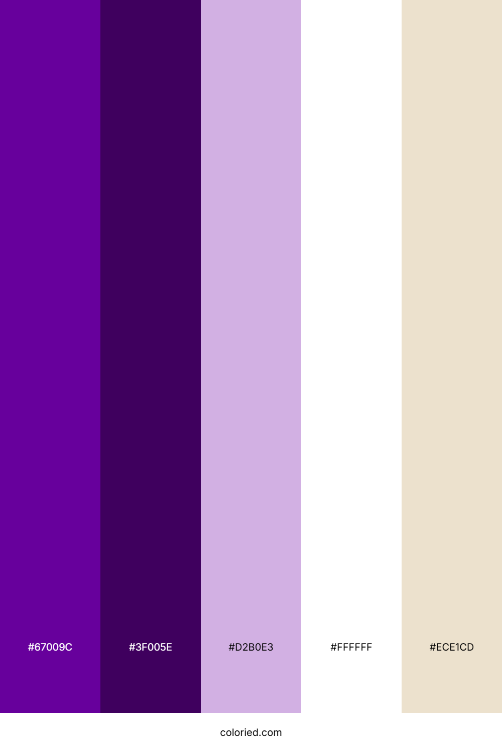 Royal Purple And Lilac Color Palette