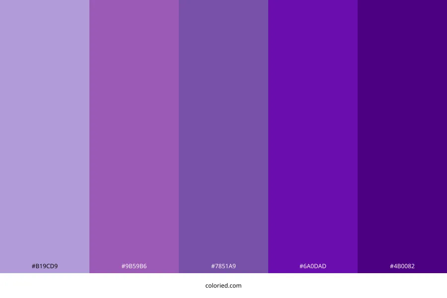 Royal Purple Color Palette