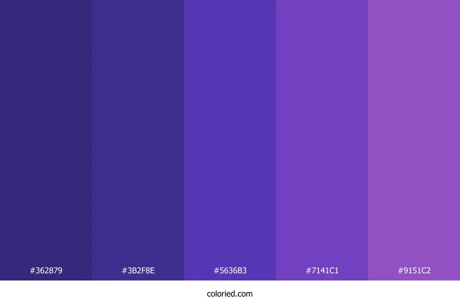 Royal Purple Haze Color Palette
