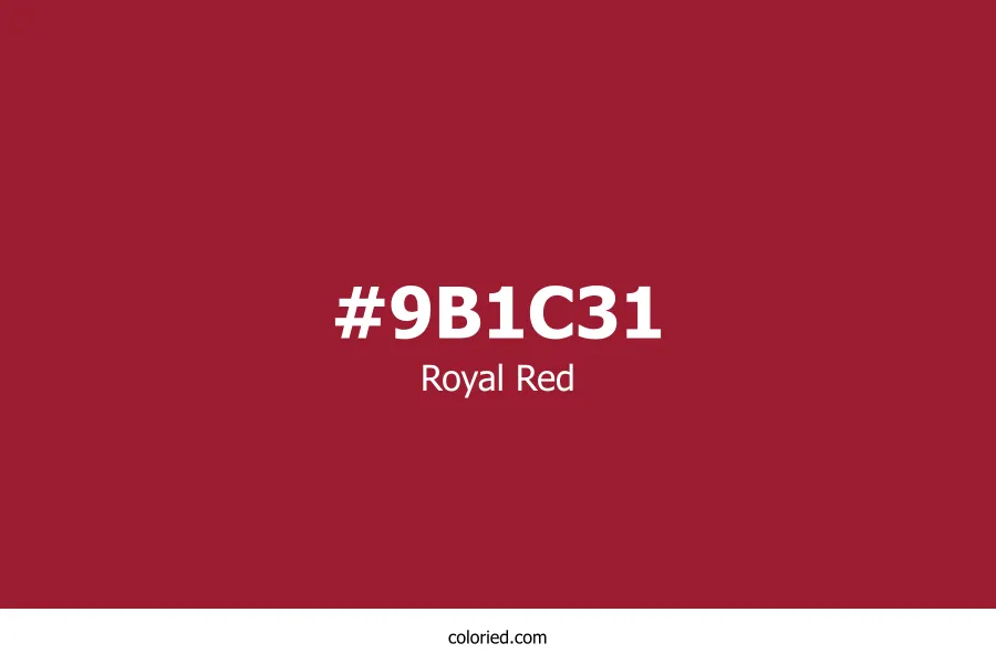 Royal Red Color