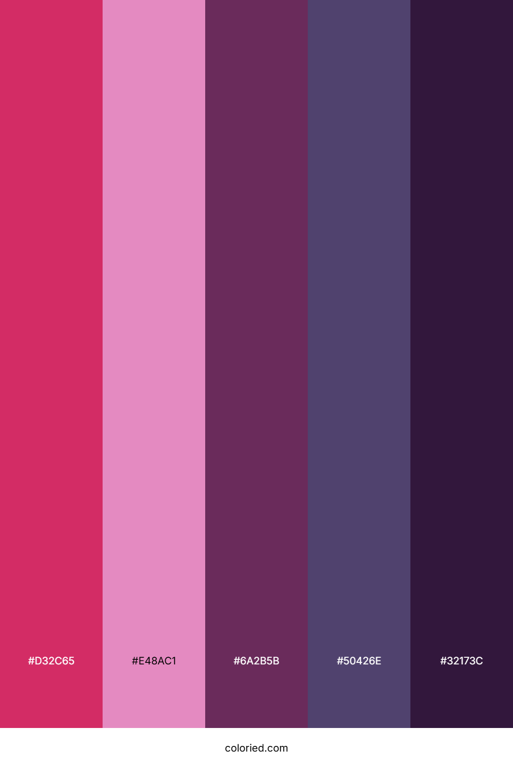 Royal Rose Twilight Color Palette