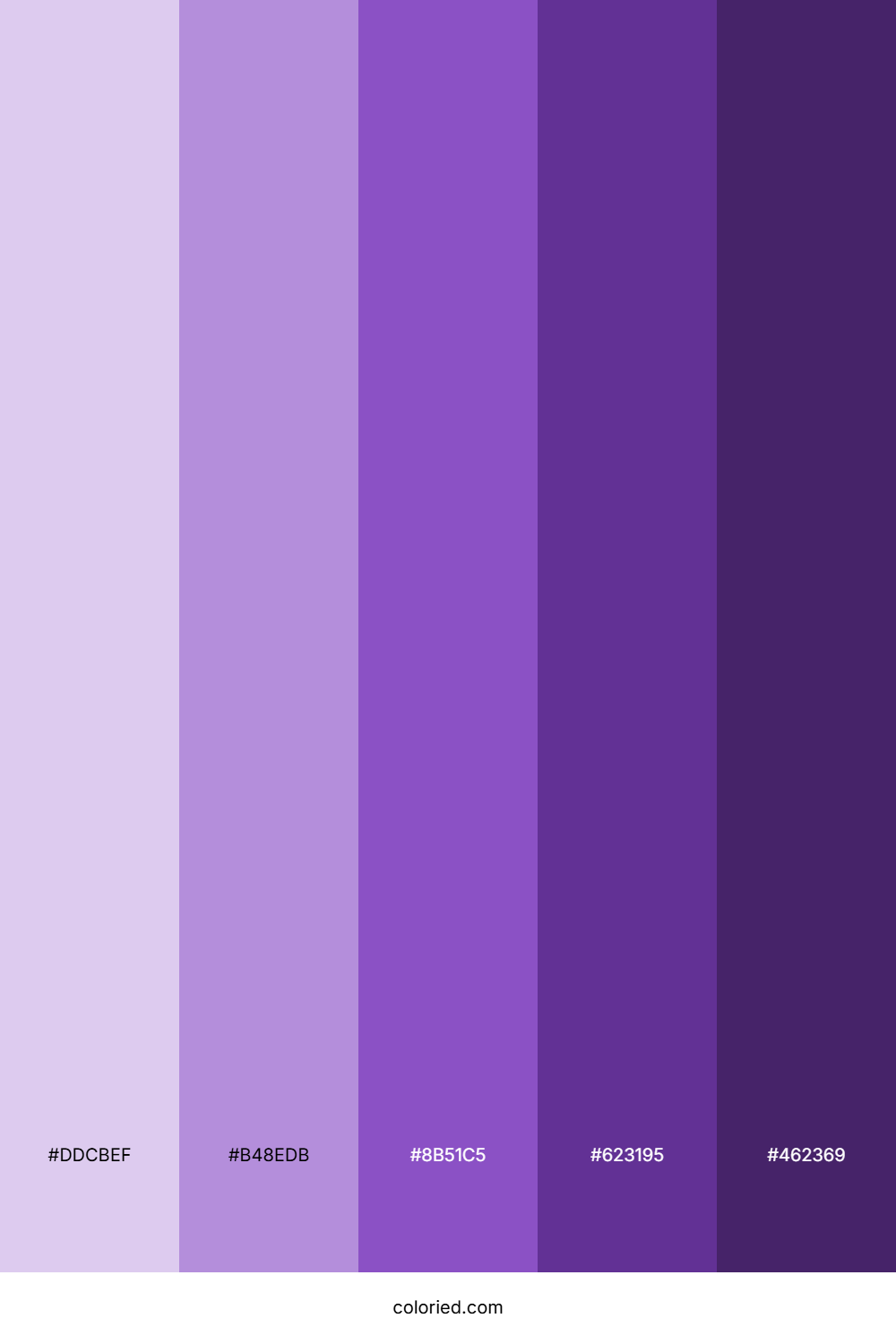 Royal Violet Gradient Color Palette
