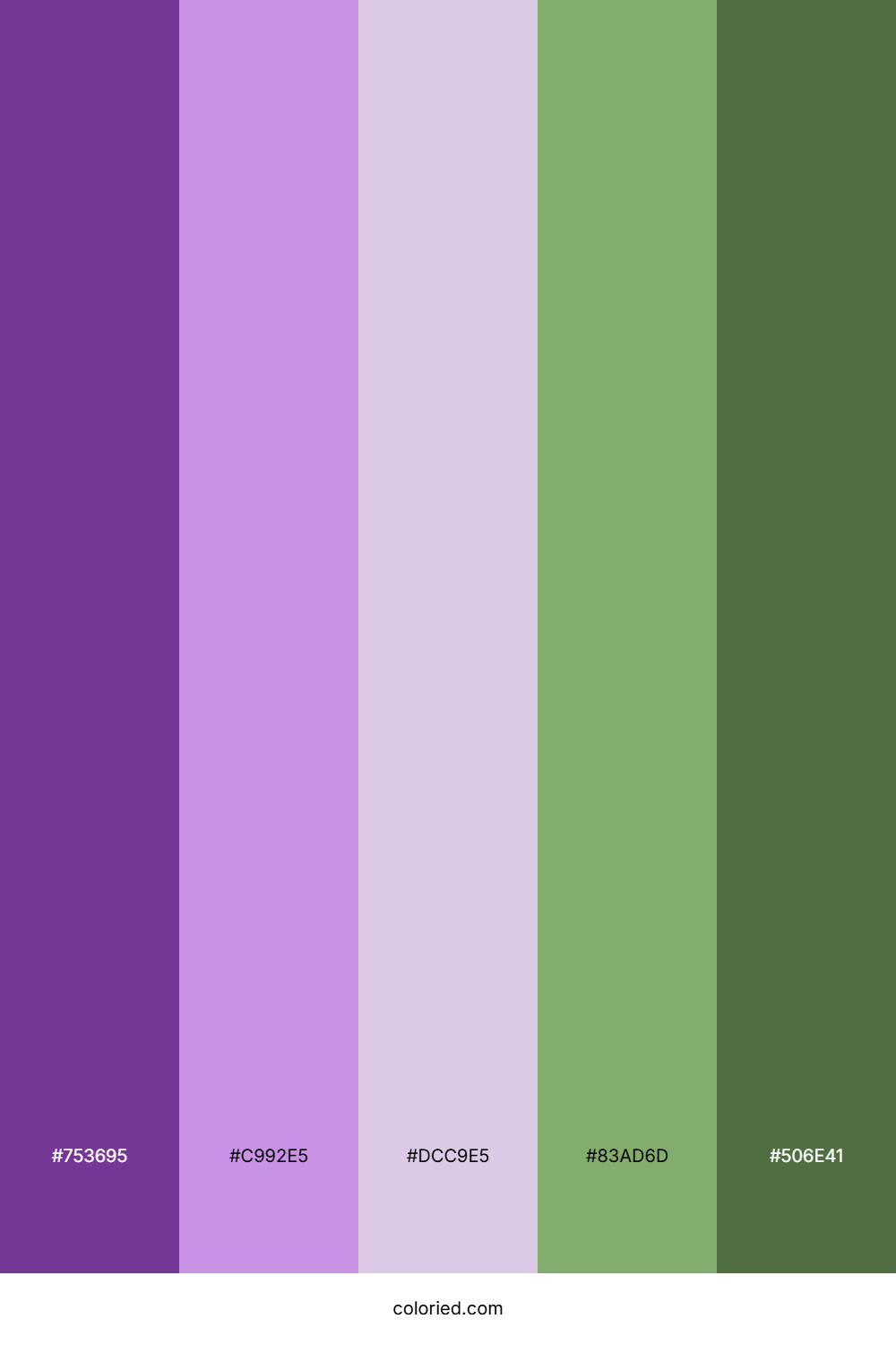 Royal Violet Meadow Palette