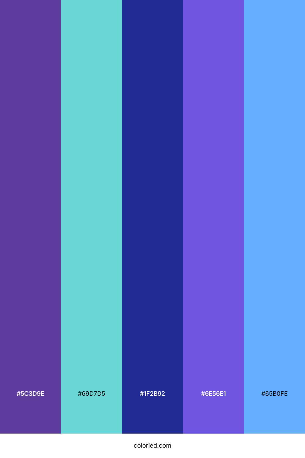 Royal Violet Tide Color Palette