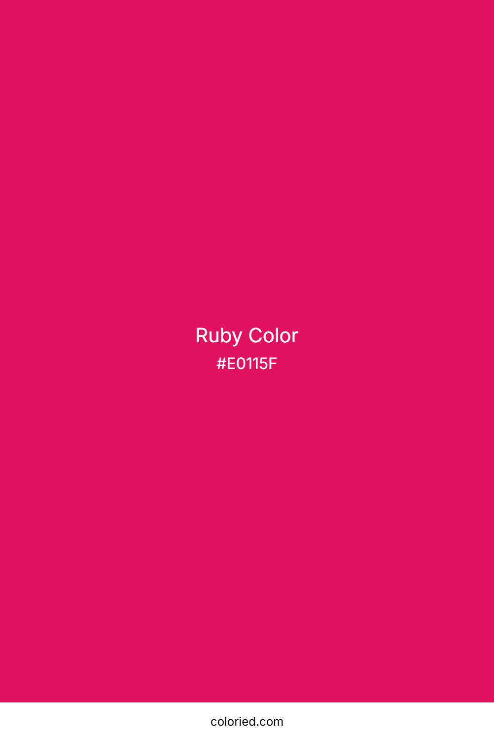 Ruby Color
