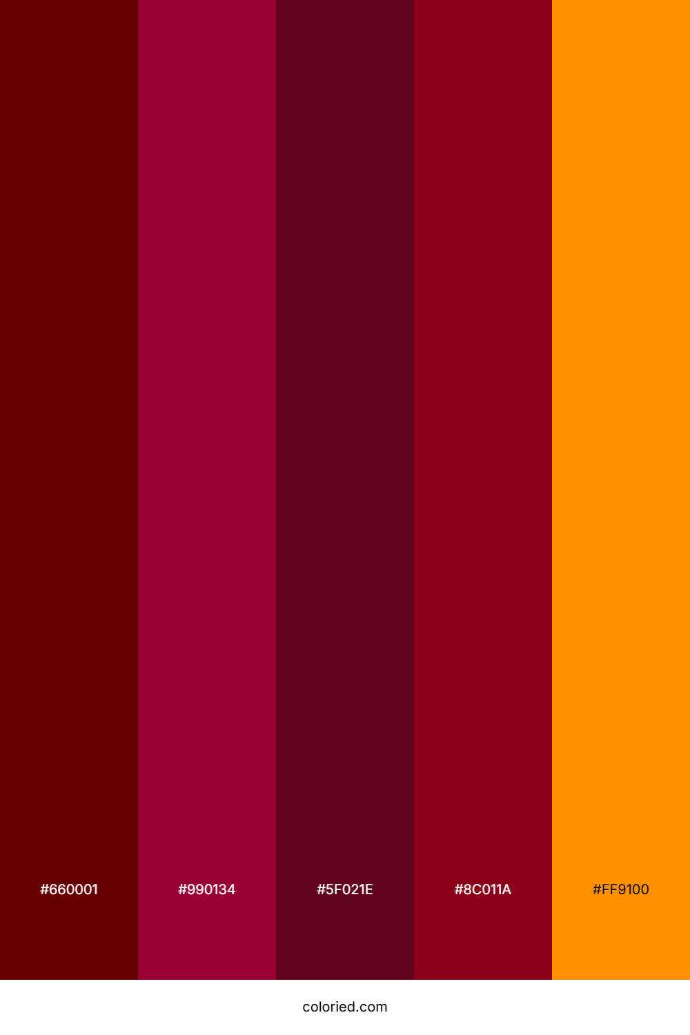 Ruby Flame Color Palette