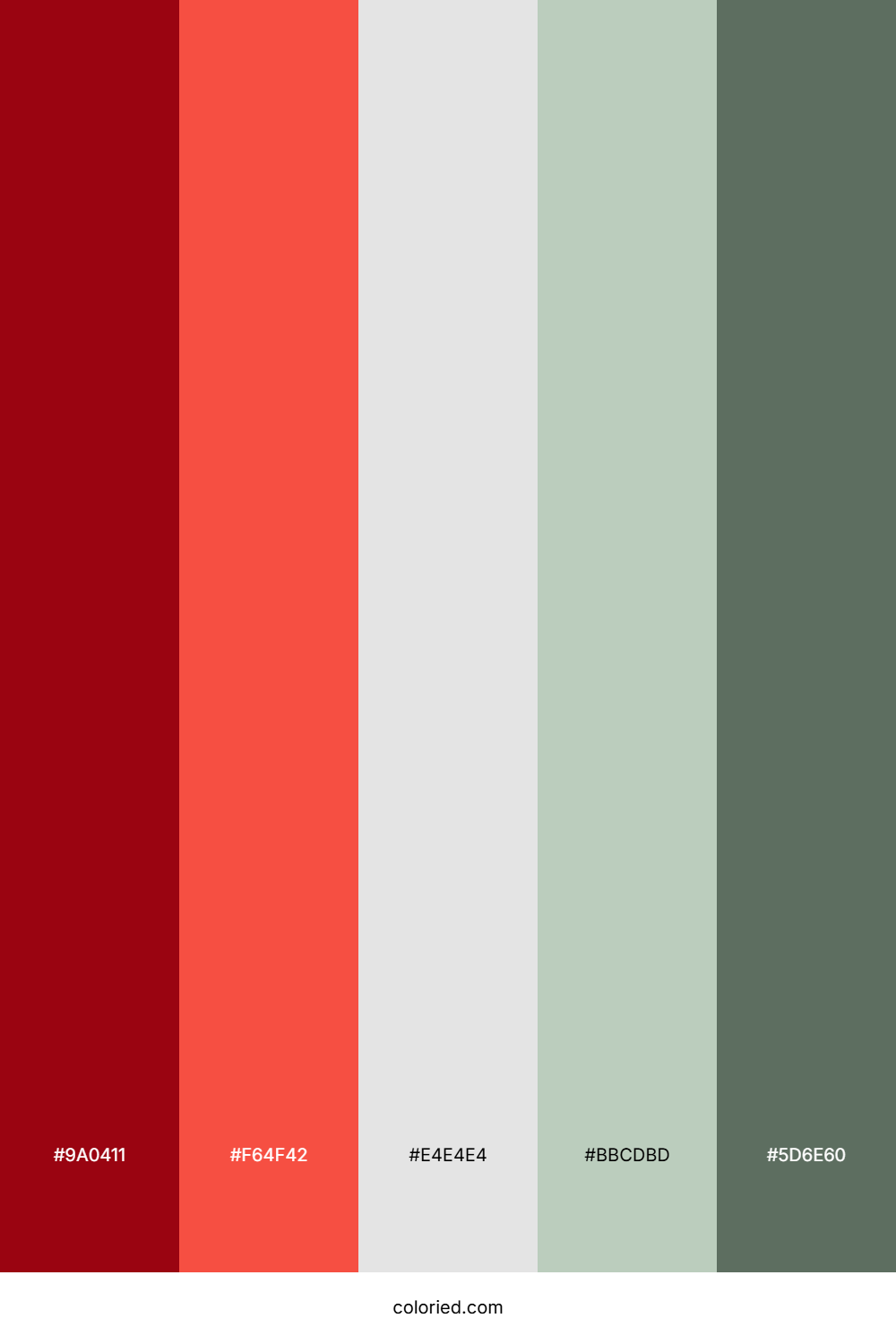 Ruby Mist Grove Color Palette