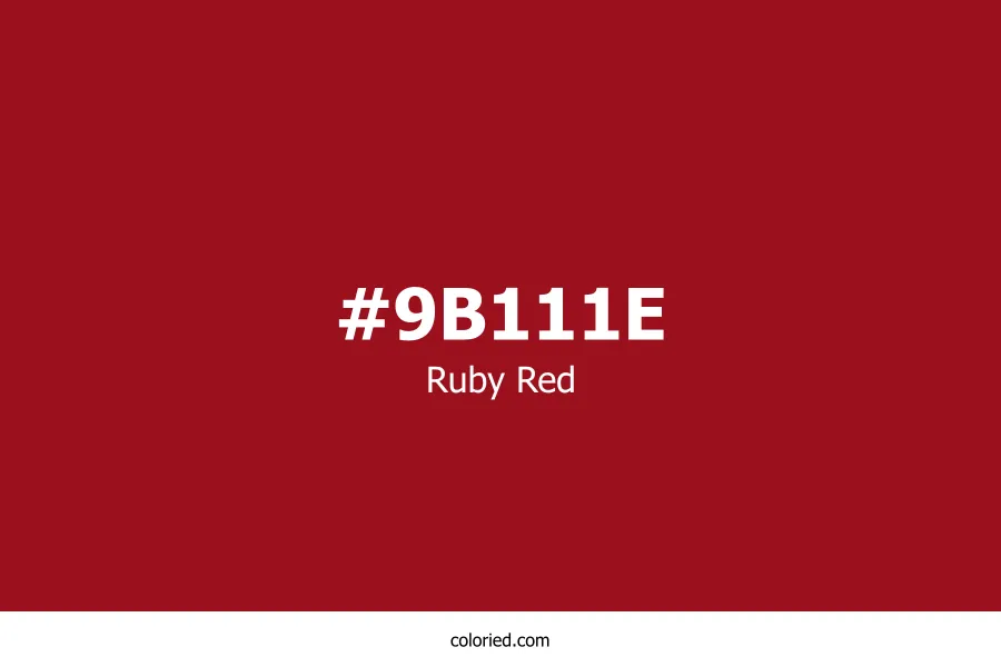 Ruby Red Color Hex Code