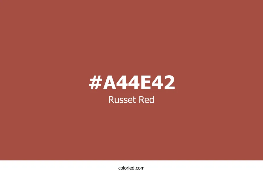 Russet Red Color