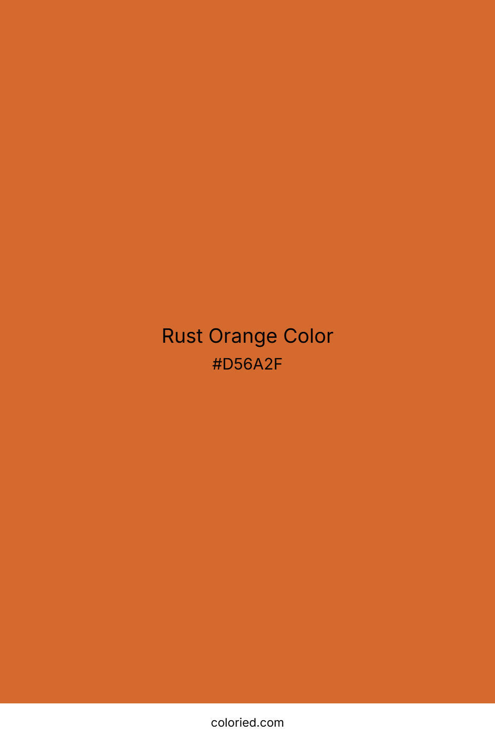 Rust Orange Color