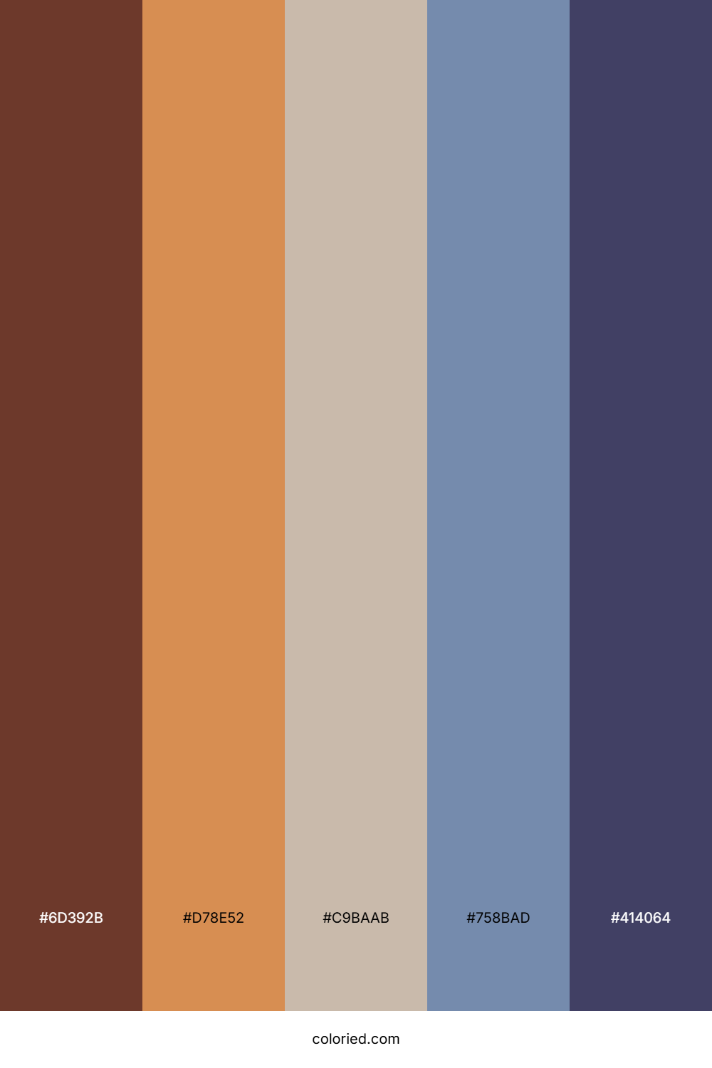 Rust Sunset Sky Palette