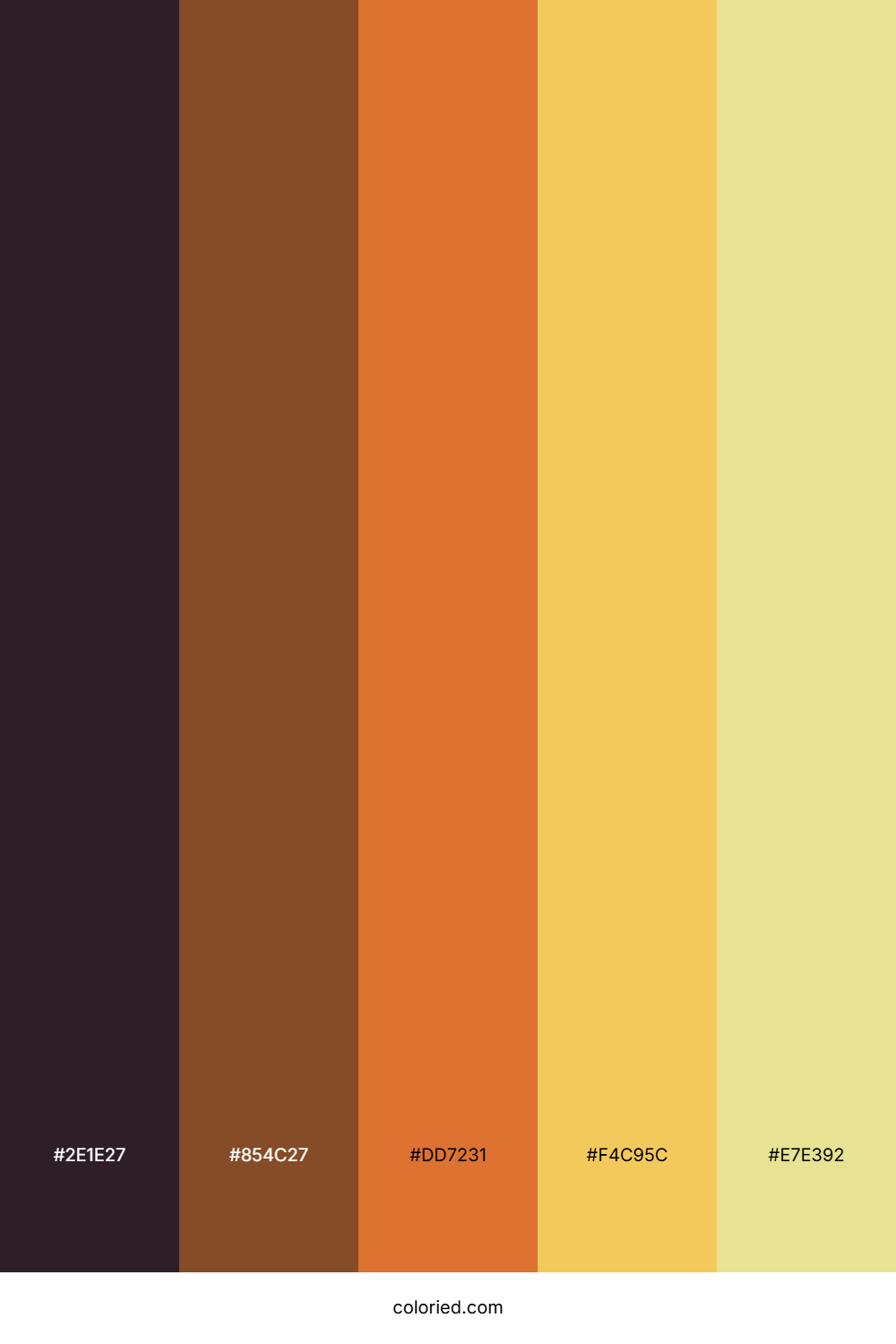Rustic Autumn Dawn Color Palette
