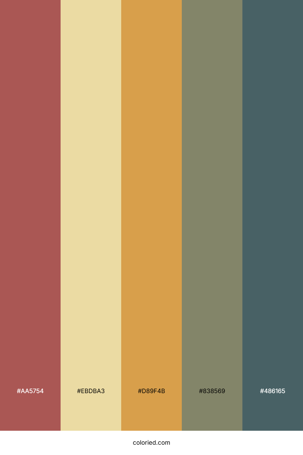 Rustic Autumn Harvest Color Palette