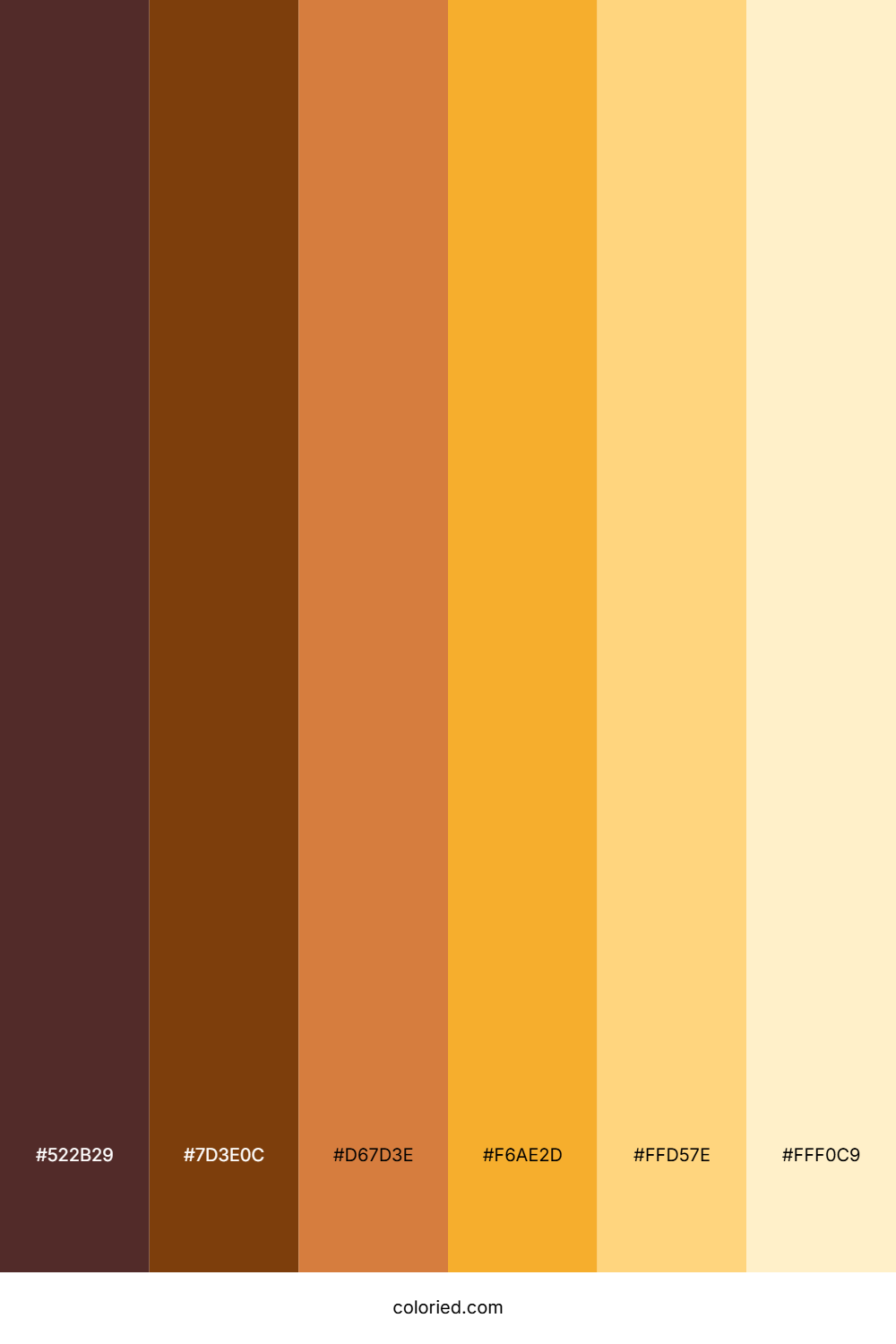Rustic Autumn Honey Color Palette