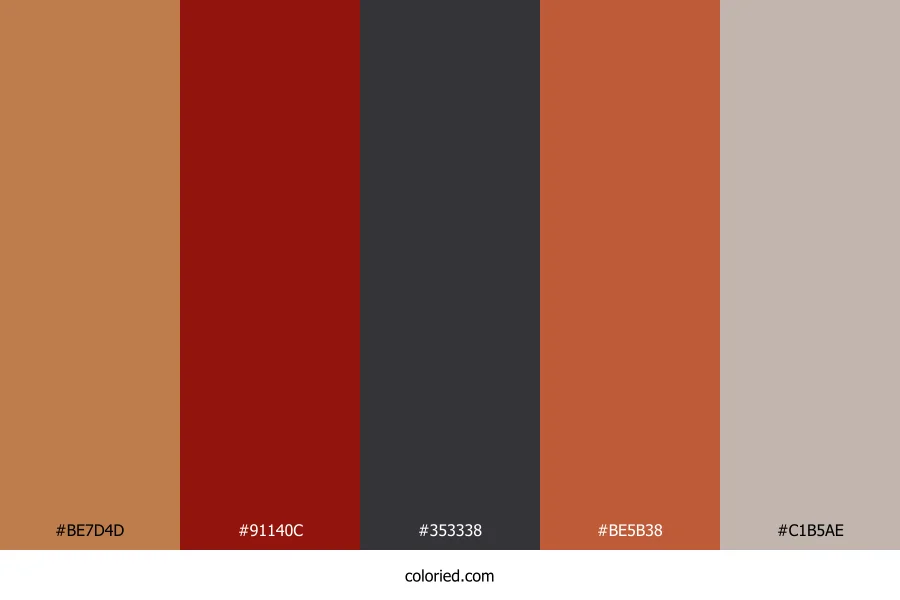 Rustic Brick Color Palette