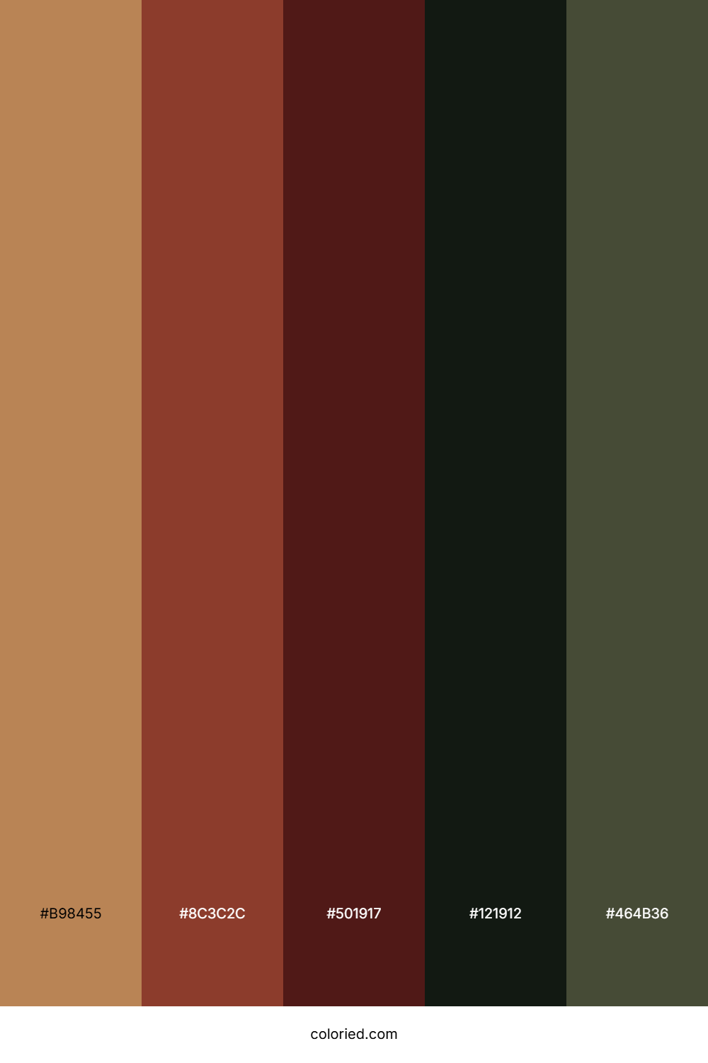 Rustic Christmas Hearth Color Palette