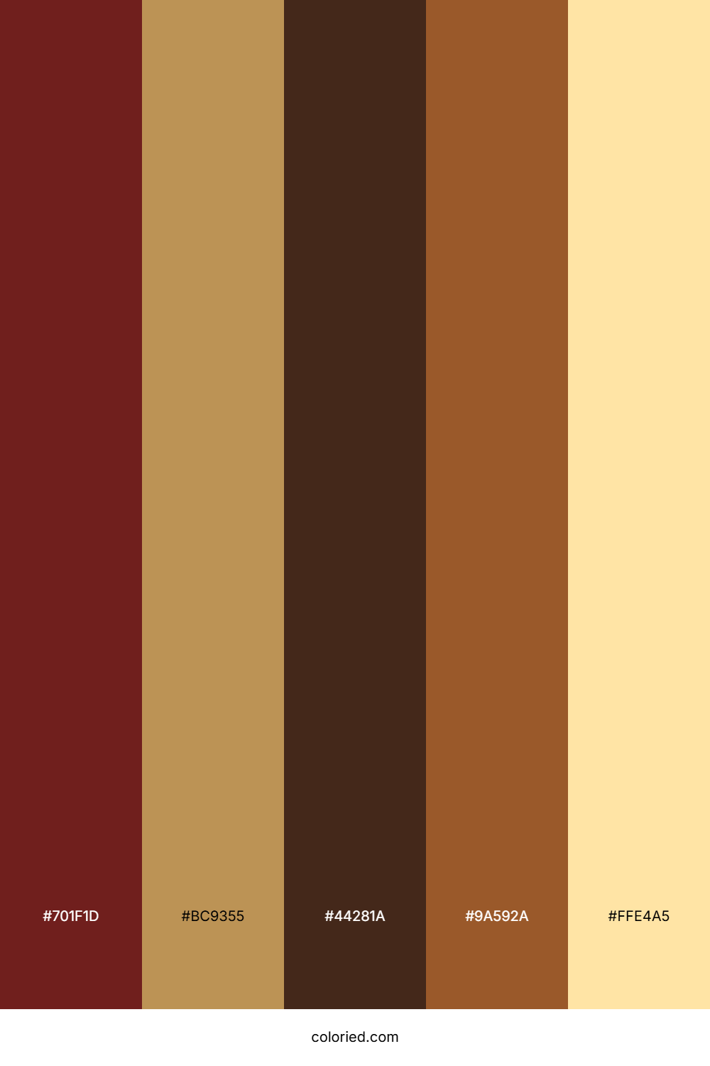 Rustic Maroon Harvest Color Palette