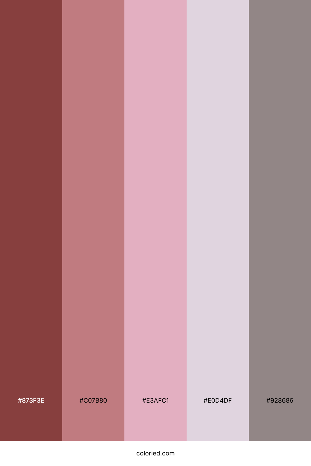 Rustic Rose Mist Color Palette