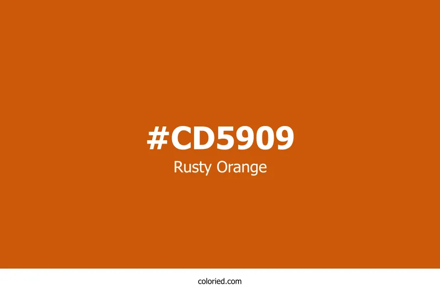 Rusty Orange Color