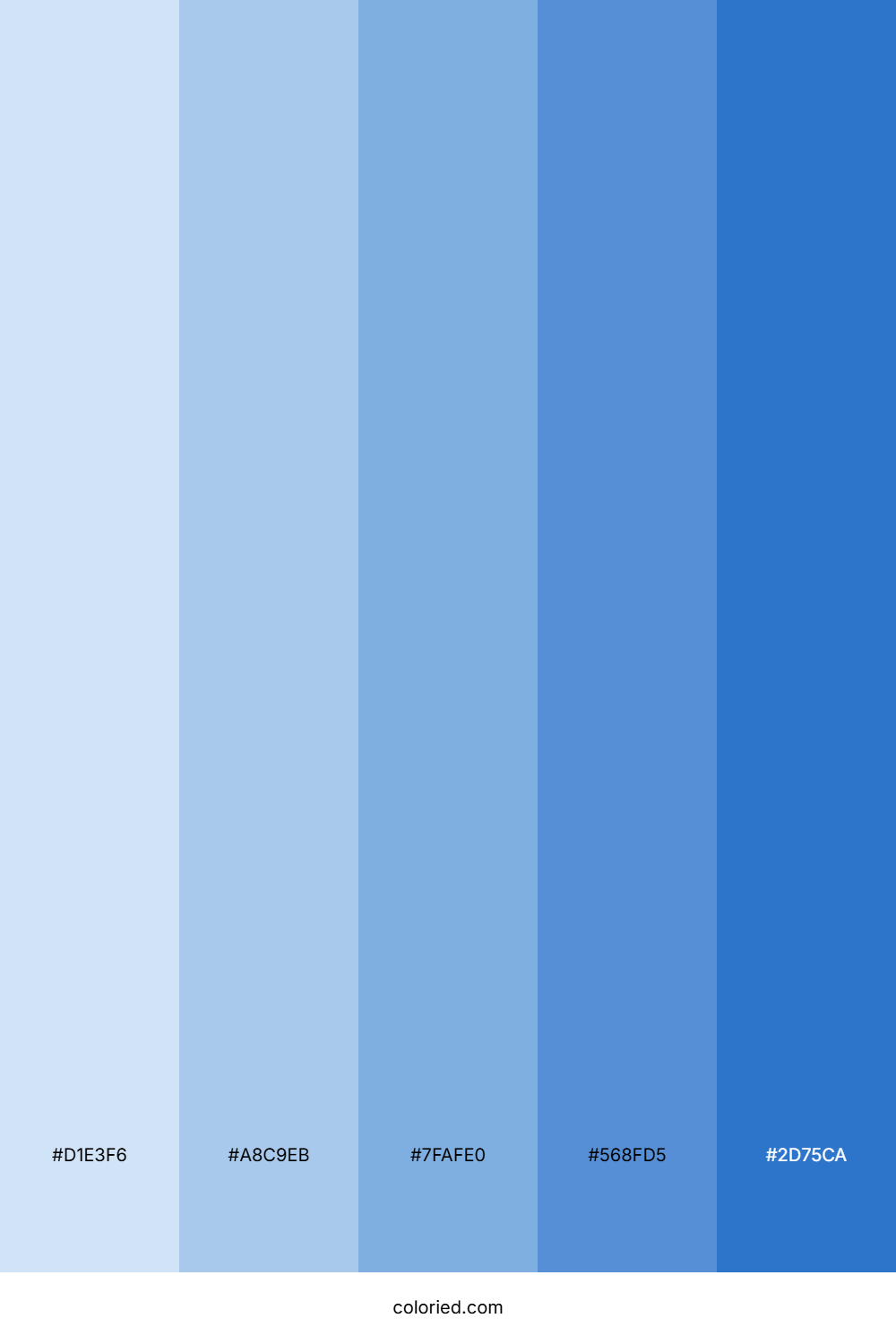 Sad Blues Color Palette
