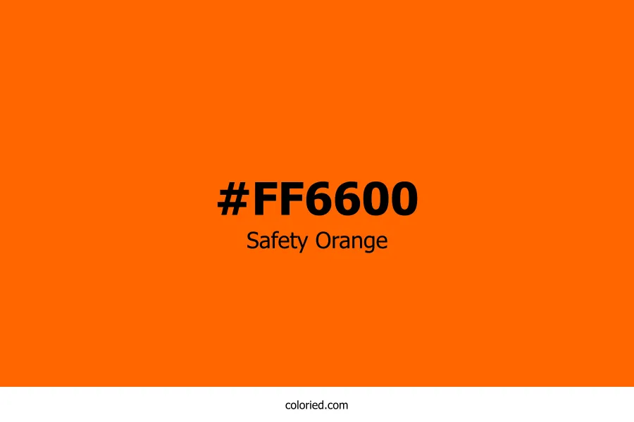 Safety Orange Color
