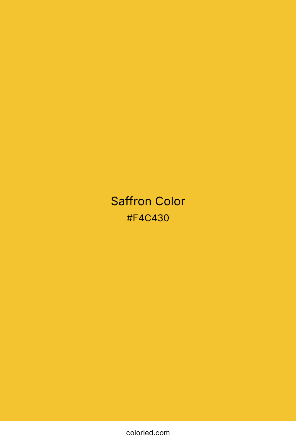 Saffron Color