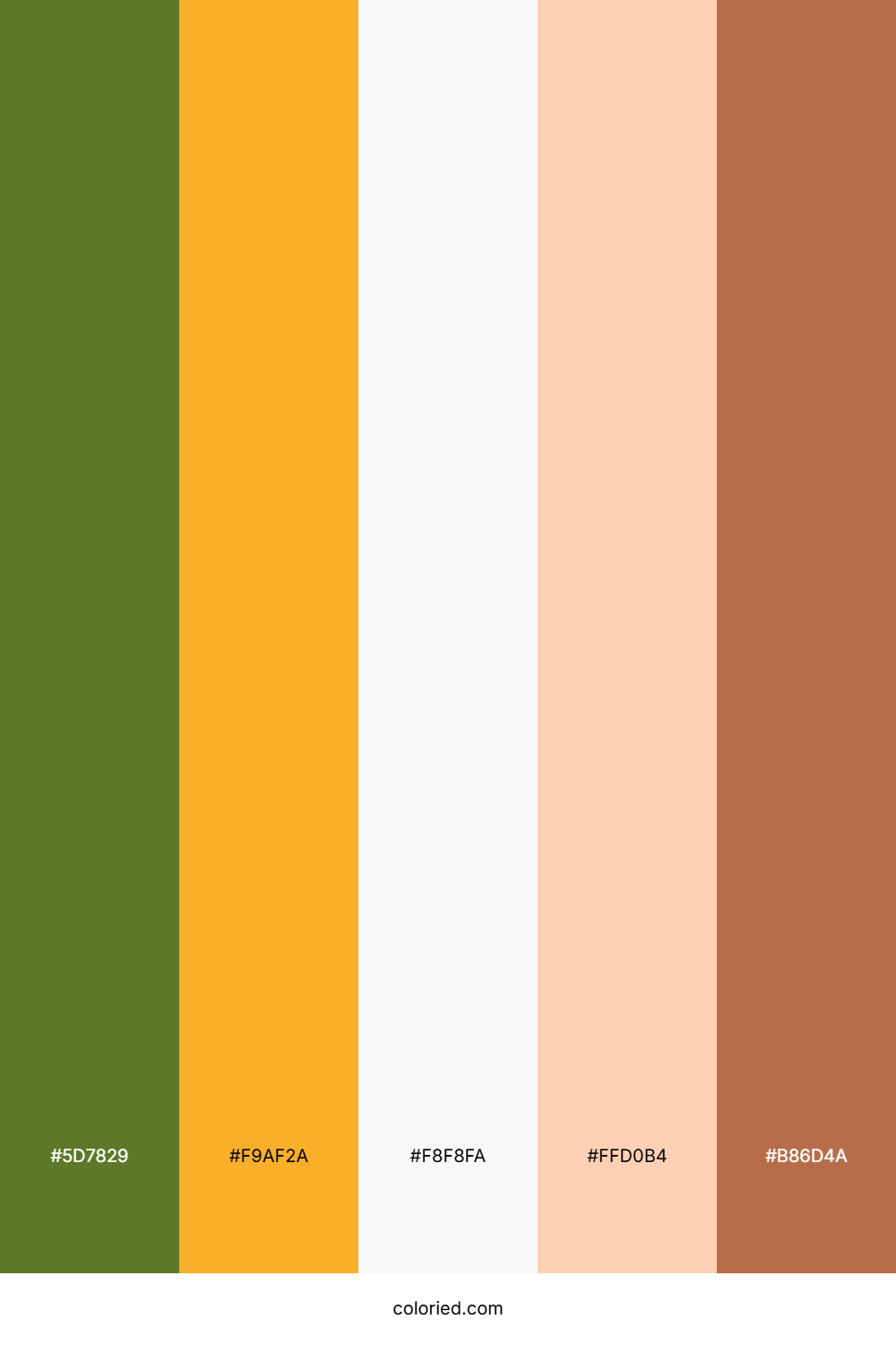 Sage Citrus Dawn Color Palette