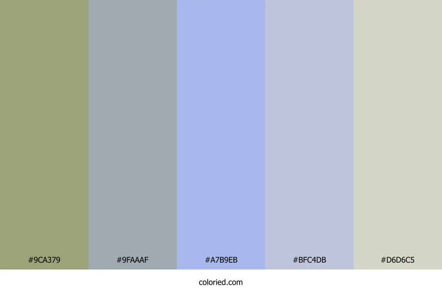 Sage Cloud Horizon Color Palette