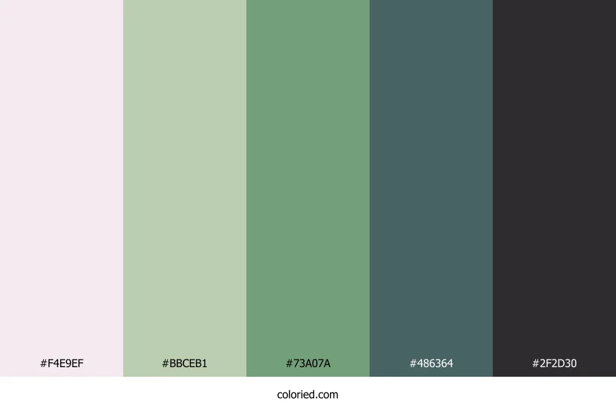 Sage Iron Whisper Color Palette