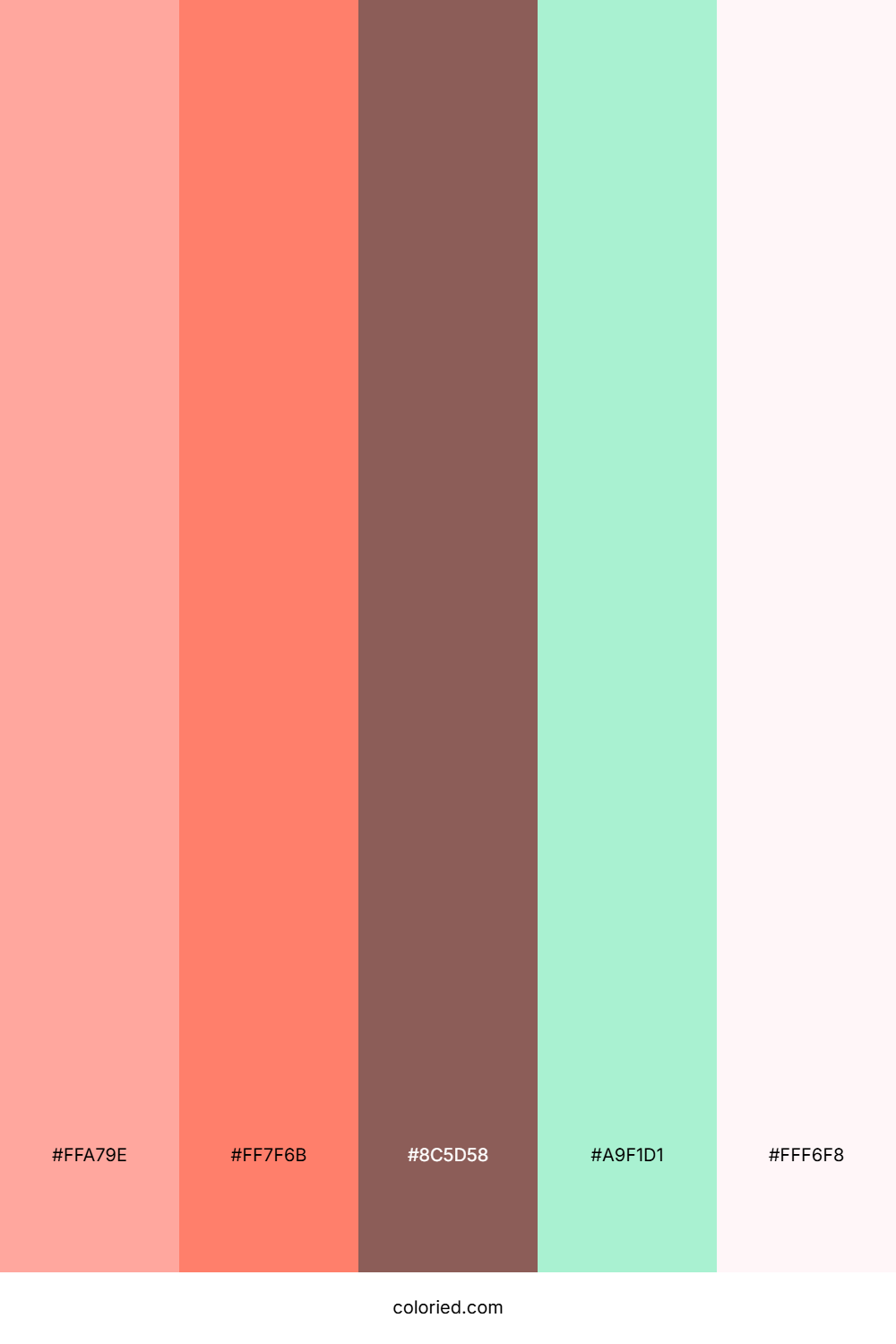 Salmon Mist Color Palette