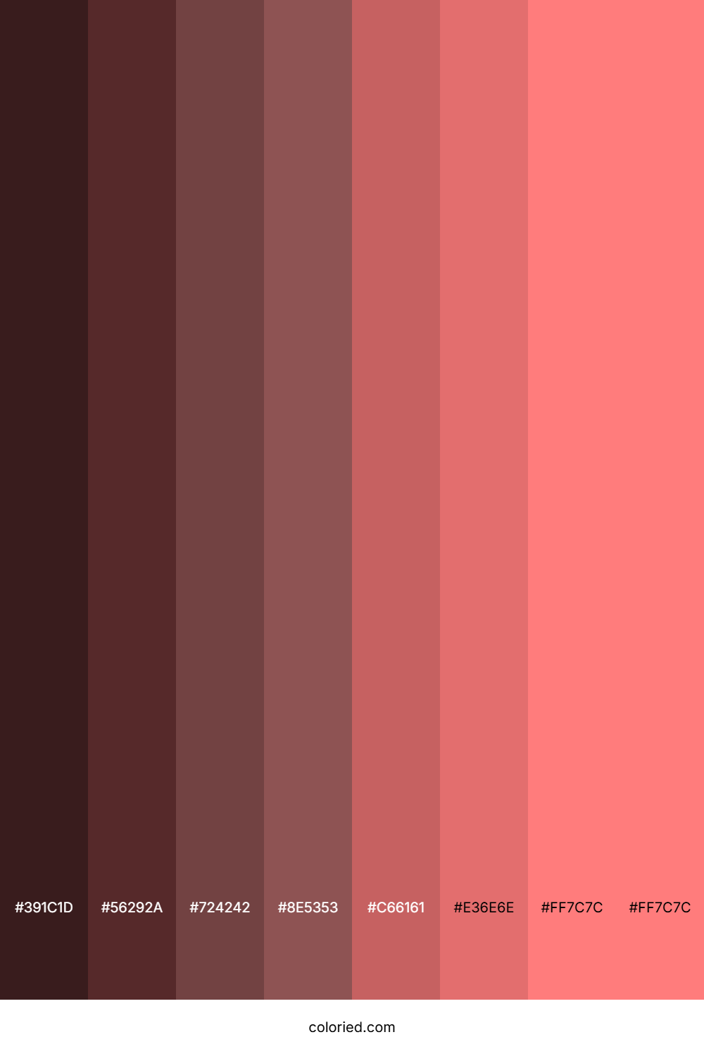 Salmon Pink Color Shades