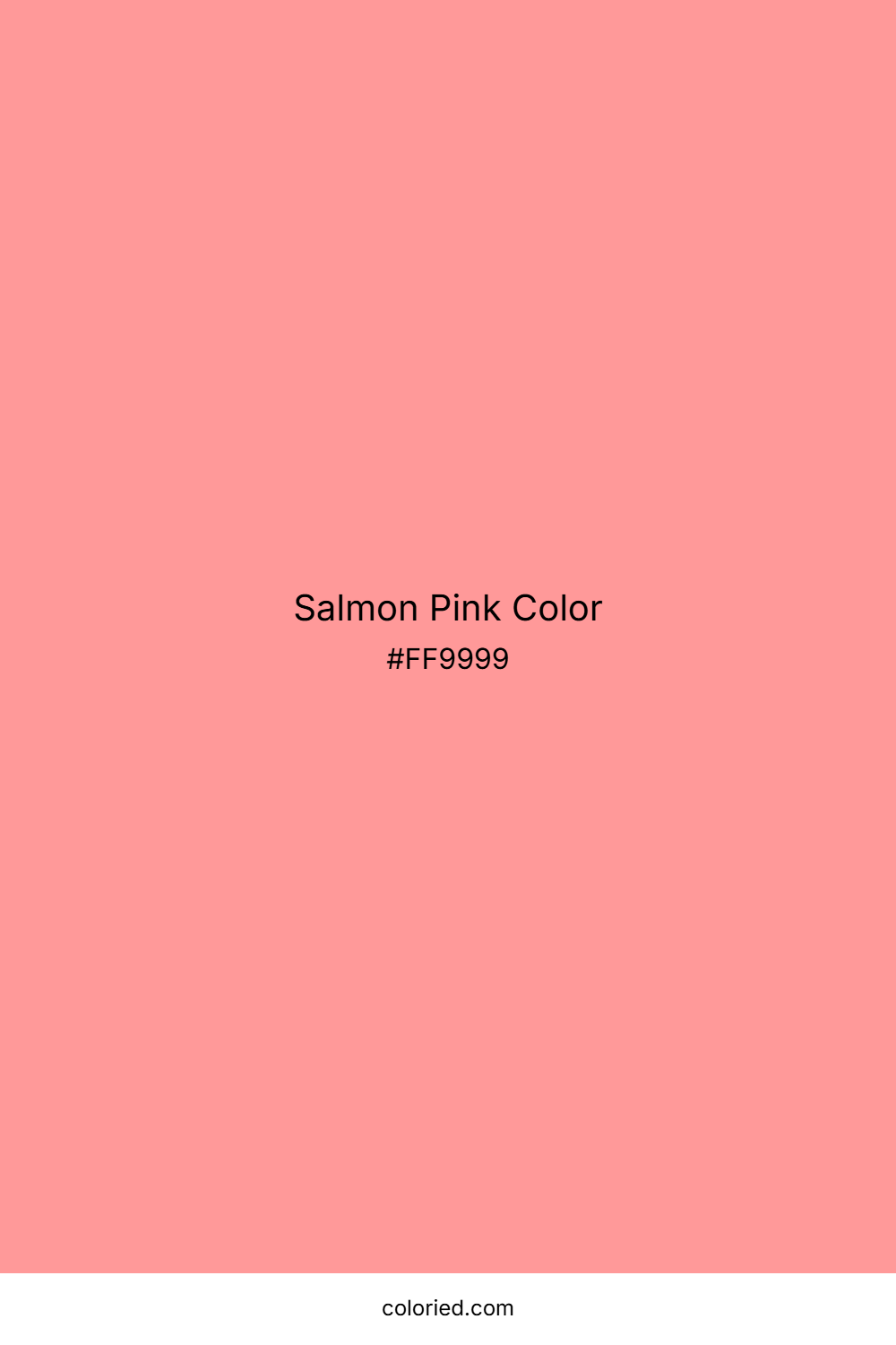 Salmon Pink Color