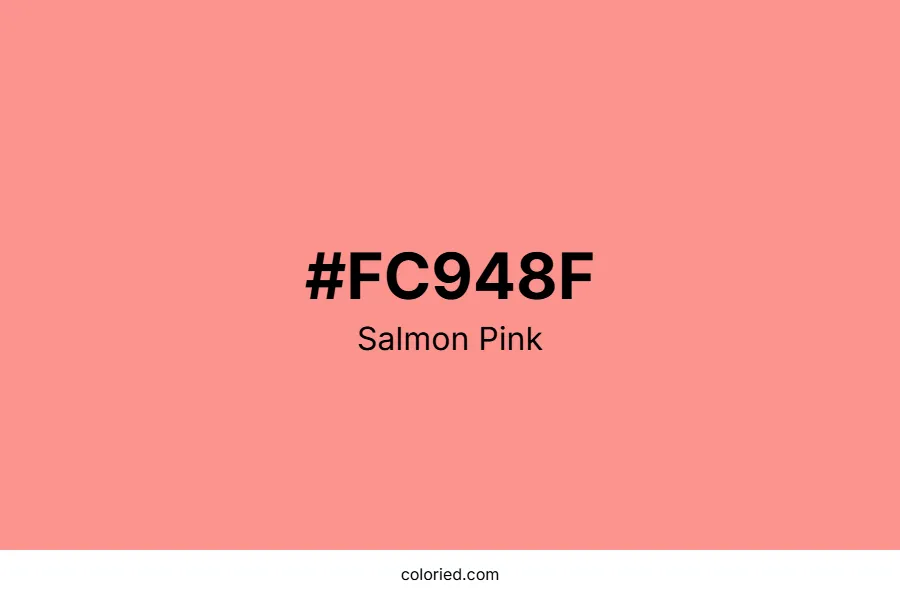 Salmon Pink Color Hex Code