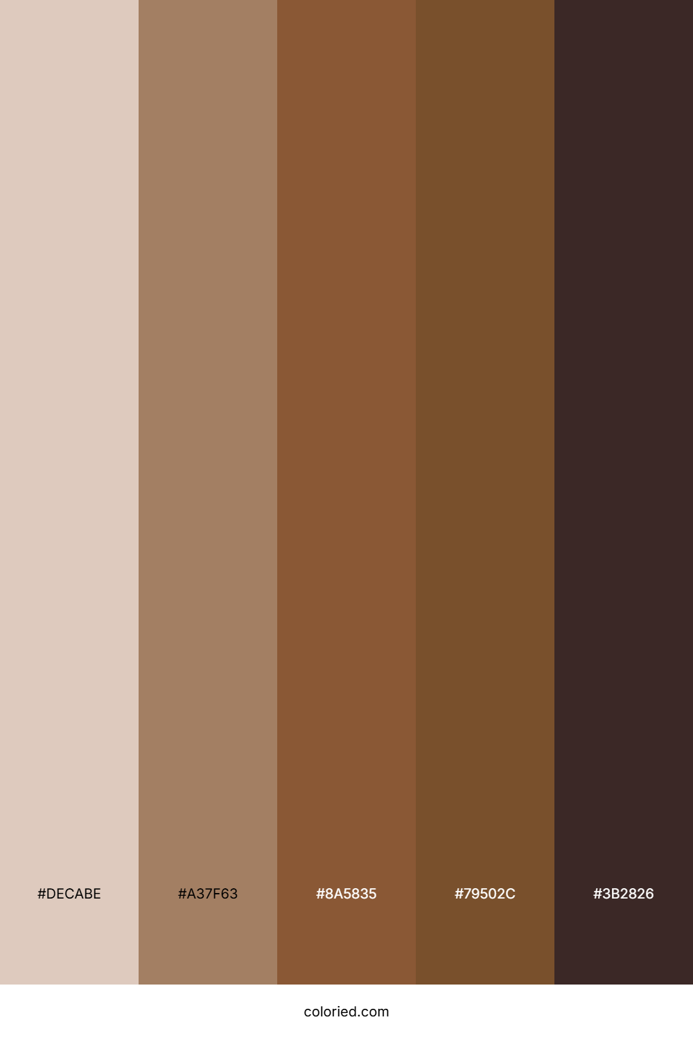 Sand and Cocoa Color Palette